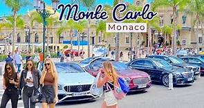Monte Carlo, Monaco 🇲🇨 🌴 - The Playground of the Rich and Famous - 4K 60fps HDR Walking Tour