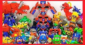 TODOS los TRANSFORMERS RESCUE BOTS Academy Mega Collection Transformers Optimus Prime & Bumblebee