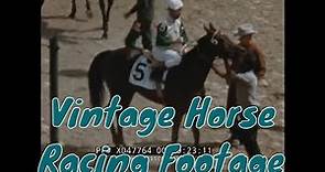 THOROUGHBRED RACE DAY HOT SPRINGS, ARKANSAS OAKLAWN PARK HORSE RACE TRACK 1962 XD47764