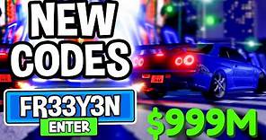MIDNIGHT RACING TOKYO CODES ALL *WORKING* CODES 2022! ROBLOX MIDNIGHT RACING TOKYO CODES! ✨