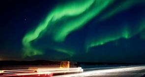 Northern Lights display captured on film