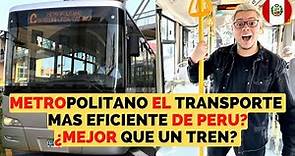 🔥 en PERÚ los BUSES funcionan MEJOR que los TRENES 🚌 INCREIBLE 😱 Transporte publico METROPOLITANO