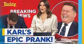 Karl pulls off an epic prank on Sarah! | Today Show Australia