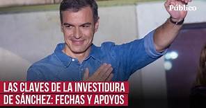 Todo lo que tienes que saber sobre la investidura de Pedro Sánchez