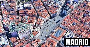 Aerial view of Madrid City || Vista aérea de la ciudad de Madrid *virtual