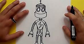 Como dibujar un robot paso a paso 7 | How to draw a robot 7