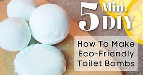 How To Make Toilet Bombs | Easy DIY Toilet Bombs | Eco Friendly Toilet Cleaner