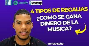 Regalías musicales (Royalties) Tipos de REGALIAS que existen en la musica