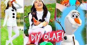 DIY Olaf - Frozen Halloween Costume! Easy and Affordable! | MyLifeAsEva