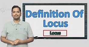 Simple explanation of Definition Of Locus with a solved example. JEE Maths XII Locus
