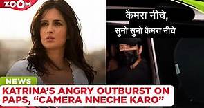 Katrina Kaif LASHES OUT at paps for shooting her while she was exercising in park, "Camera neeche.."