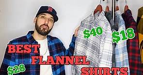 THE BEST FLANNEL SHIRTS YOU CAN BUY RIGHT NOW - AFFORDABLE FLANNELS!