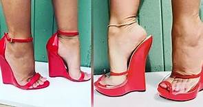 Absolutely Stunning Wedge High Heel Sandals Designs For Women 2022 | Wedge Sandals