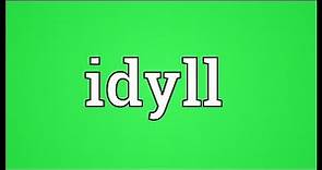 Idyll Meaning