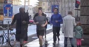 Mark Zuckerberg jogging in Berlin