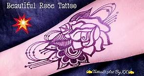 How to make a beautiful Rose tattoo