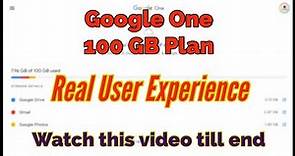 Google one subscription 100GB plan review after one month usage