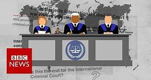 Why is the International Criminal Court under attack? - BBC News