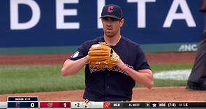 Shane Bieber's six-inning outing
