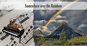 Partitura Somewhere over the Rainbow acompañamiento Piano