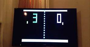 Atari Pong (1975) - First console video game with sound