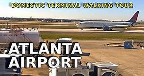 ATLANTA AIRPORT | WALKING TOUR OF HARTSFIELD-JACKSON ATLANTA INTERNATIONAL AIRPORT (ATL) 4k 60FPS