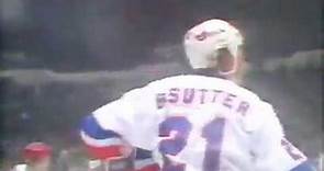 Brent Sutter hat trick Feb 2, 1982