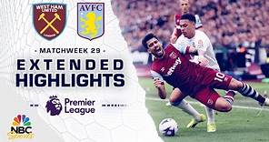 West Ham United v. Aston Villa | PREMIER LEAGUE HIGHLIGHTS | 3/17/2024 | NBC Sports