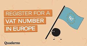How to register for a VAT number in the EU