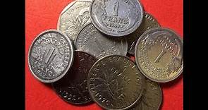 Rare France 1 Franc Coin Value 1940’s to 1990’s Vichy to Euro