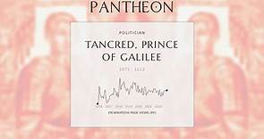 Tancred, Prince of Galilee Biography - Italo-Norman leader of the First Crusade (1075-1112)