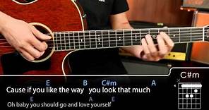 Love Yourself Chords tutorial guitarra guitar