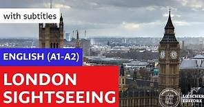 English - London sightseeing (A1-A2 - with subtitles)