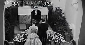 1954 Audrey Hepburn & Mel Ferrer, Wedding, religious ceremony Burgenstock