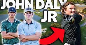 We Challenged John Daly Jr & His Teammate To An 18 Hole Match