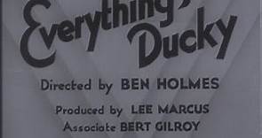 Everything's Ducky (1934)