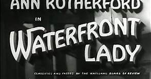 Crime Drama Movie - Waterfront Lady (1935)