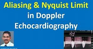 Aliasing and Nyquist Limit in Doppler Echocardiography