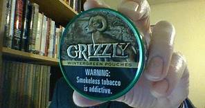 What is it? ~ Grizzly Wintergreen Pouches