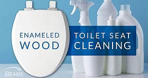 The Best Way to Clean Your Enameled Wood Toilet Seat