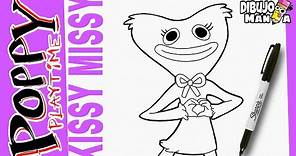 COMO DIBUJAR A KISSY MISSY DE POPPY PLAYTIME | how to draw kissy missy from poppy playtime