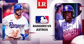 Rangers vs. Astros EN VIVO: sigue AQUÍ el juego por la MLB 2023