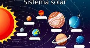 Sistema Solar para Niños. Material GRATIS para Aprender los Planetas.