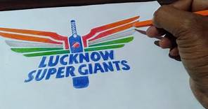 Lucknow Supergiants Logo Drawing / IPL New Team Logo Drawing