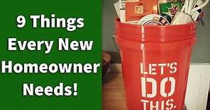 9 Things Every New Homeowner Needs! (What EVERY Homeowner Should Have)