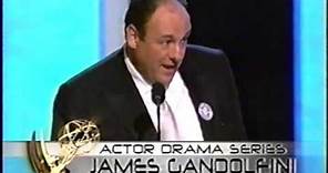 James Gandolfini wins 2003 Emmy Award for Lead Actor in a Drama Series
