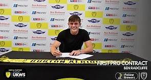 FIRST PRO CONTRACT | Ben Radcliffe becomes one of Burton Albion's latest Academy graduates