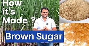 Brown sugar : How it’s made? || The making of Sugar crystal || Farming engineer