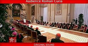 23 December 2021 Audience Roman Curia Pope Francis