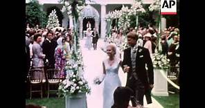 Tricia Nixon married at White House